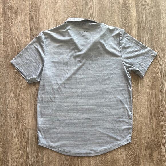 Travis Mathew What A Legend Gray Short Sleeve Polo Shirt Large Golf Athletic - Picture 5 of 5
